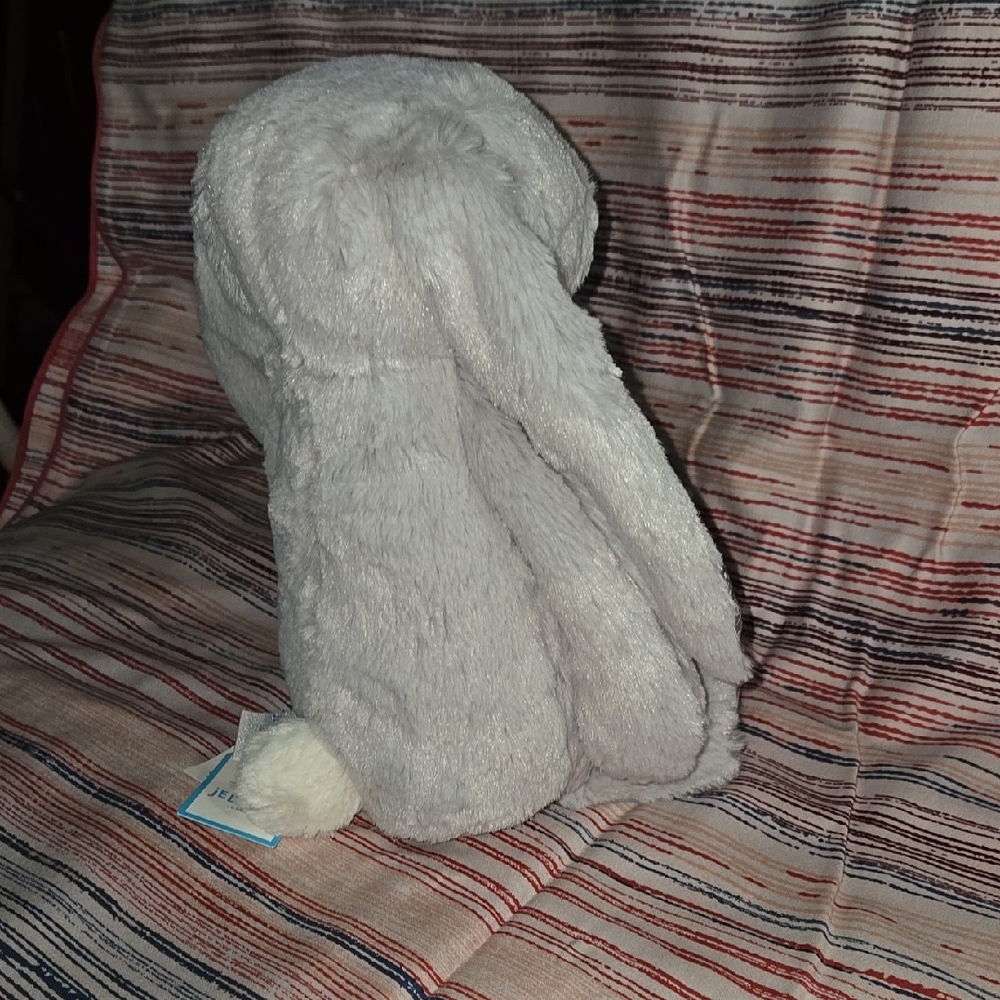 Jellycat Blossom Silver Bunny 'Bloom' With Dust Bag - Picture 10 of 14